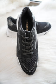 Mila Black Sneakers