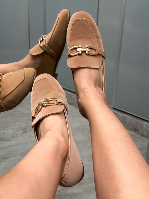 Ina You Iron Nude Flats