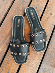 Laurent Black Sandals