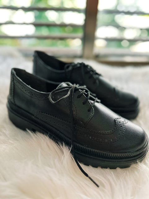 Boston Girl Black Loafers