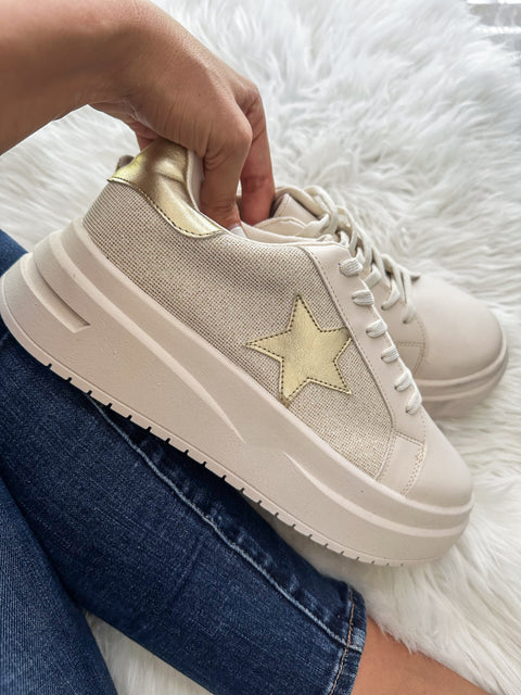 Boston Star Latte Sneakers