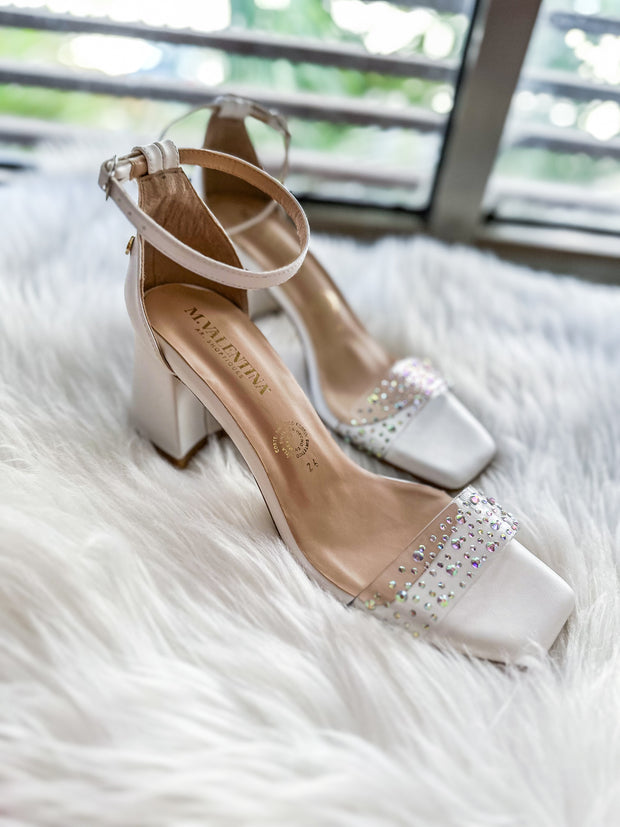 Bracelet Diamond Strap White Heels