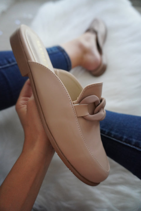 Columbia Nude Mules