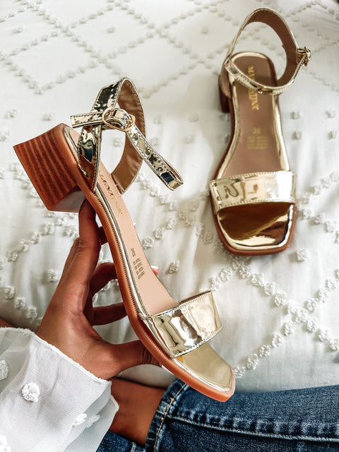 Kylie Office Gold Heels