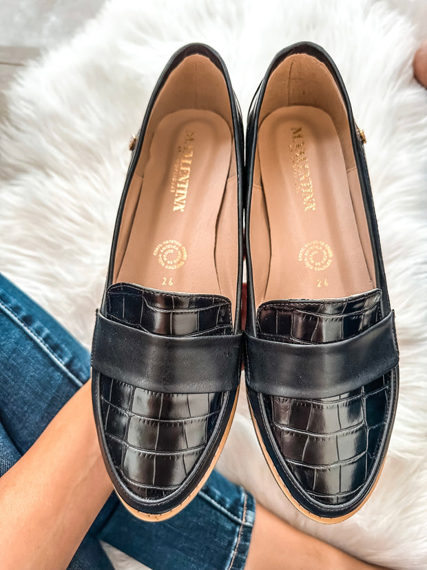 Bali High Black Loafers