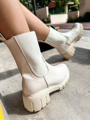 Harlem Strech Latte Boots