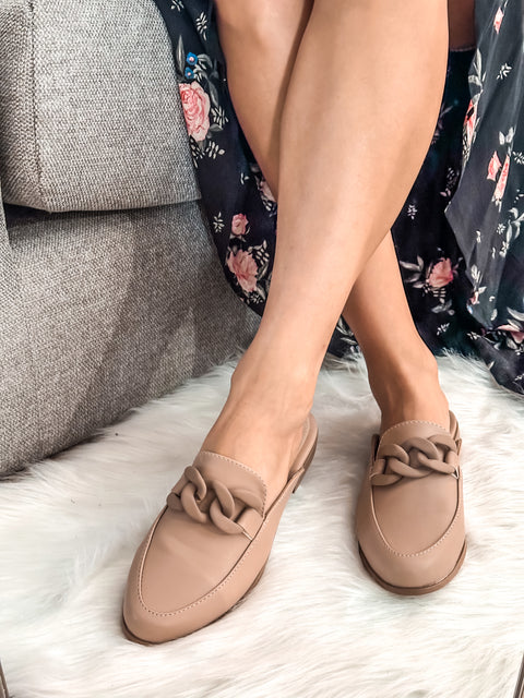 Columbia Nude Mules