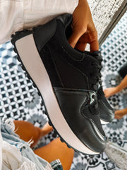 New Bronx Black Sneakers