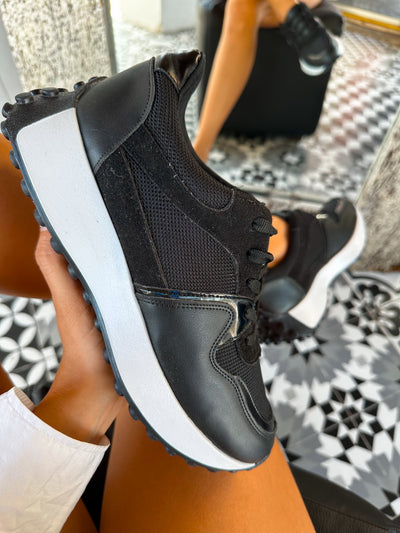 New Bronx Black Sneakers