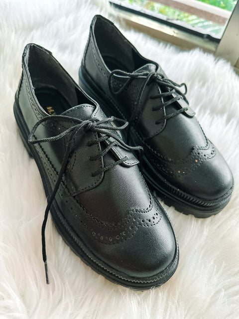 Boston Girl Black Loafers