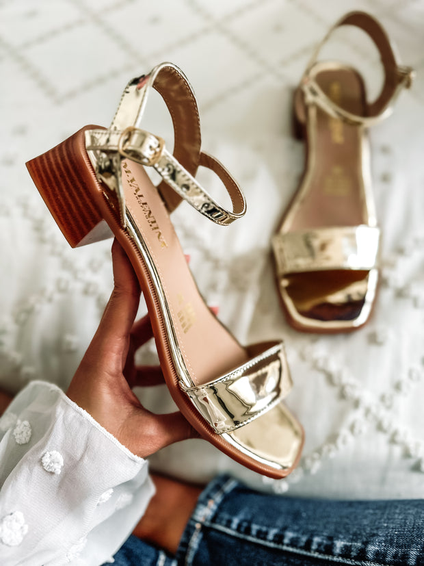 Kylie Office Gold Heels