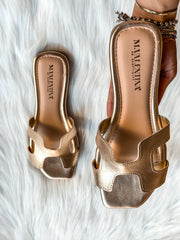 New Hera Gold Sandals