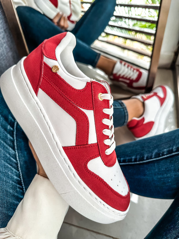 Vane Red Sneakers