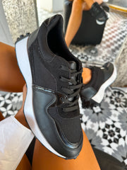 New Bronx Black Sneakers