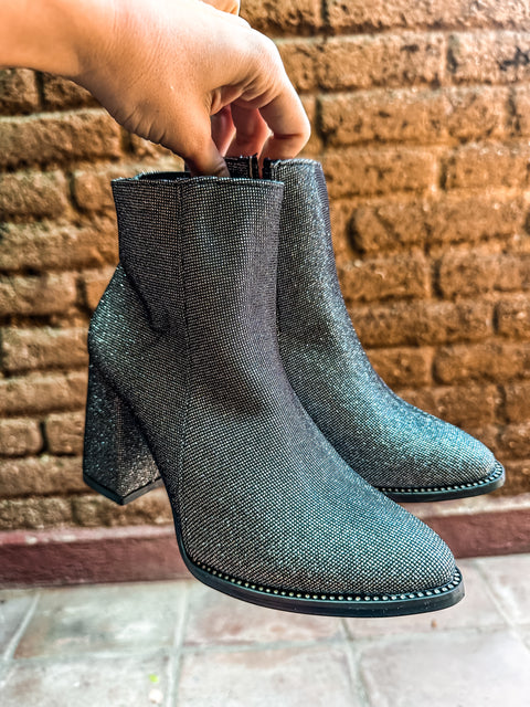 Bloom Silver Boots