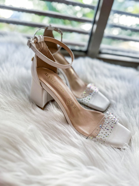 Bracelet Diamond Strap White Heels