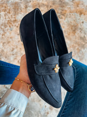 Bali Bee Black Flats