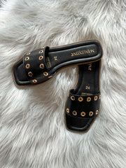 Laurent Black Sandals