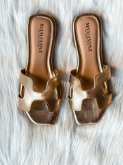 New Hera Gold Sandals