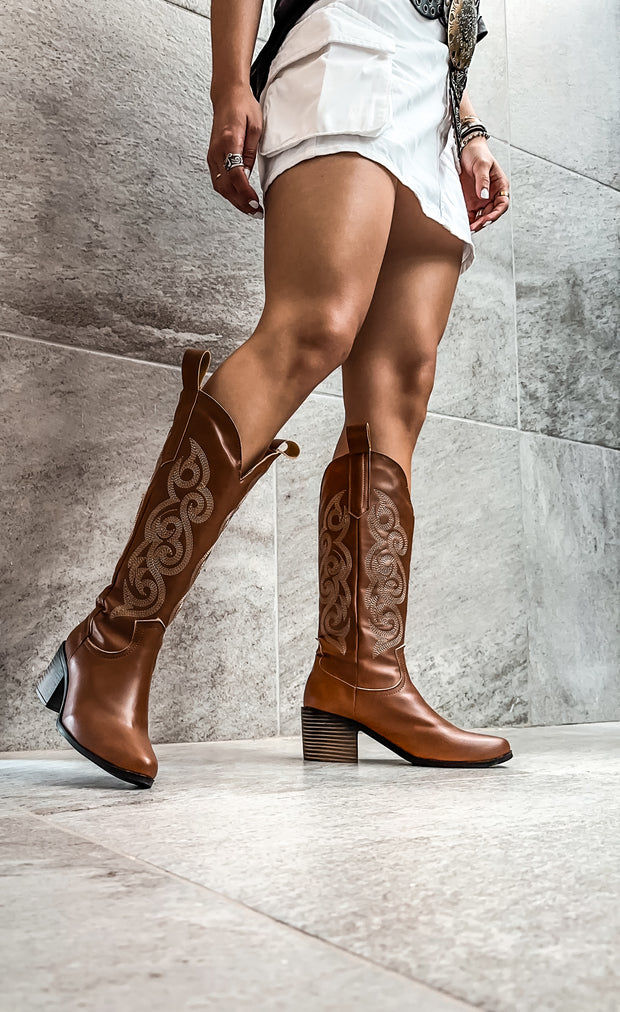 Edge Brown Boots