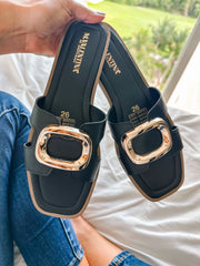 Naty Black Sandals