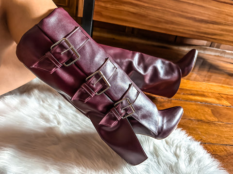 Hilton Burgundy Boots