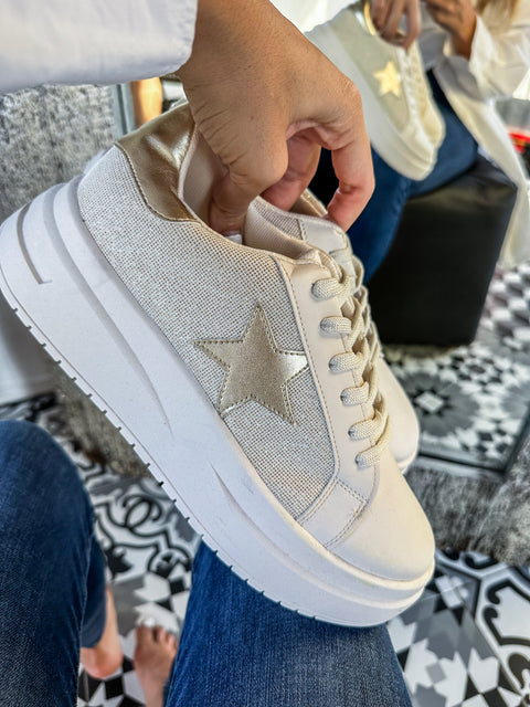 Boston Star Latte Sneakers