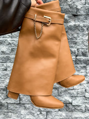 Valle Big Iron Belt Camel Boots