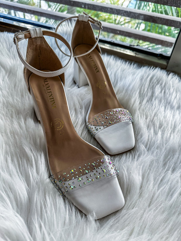 Bracelet Diamond Strap White Heels