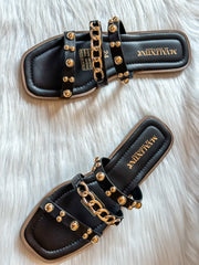 Salma Black Sandals