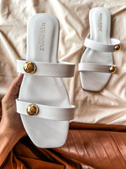 Malibu Pearl White Sandals