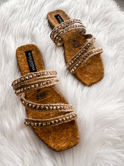 Malibu Glamour Yute Studs Sandals