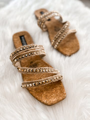 Malibu Glamour Yute Studs Sandals