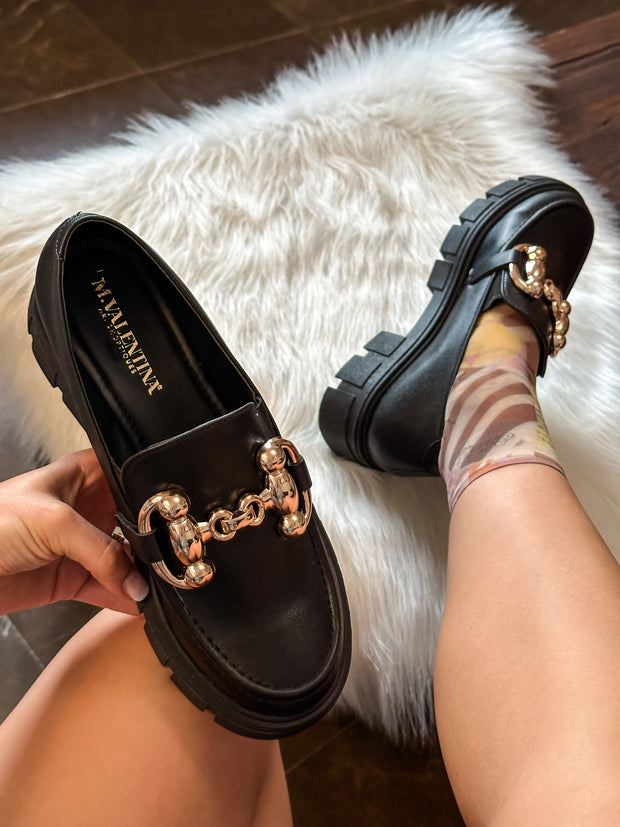 Iron Bulles Black Loafers