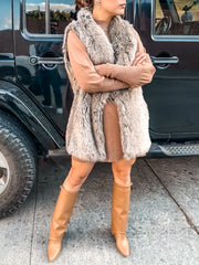 Valle Long Padlock Camel Boots