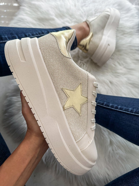 Boston Star Latte Sneakers