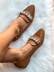 Gia Diamonds Sandalwood Flats