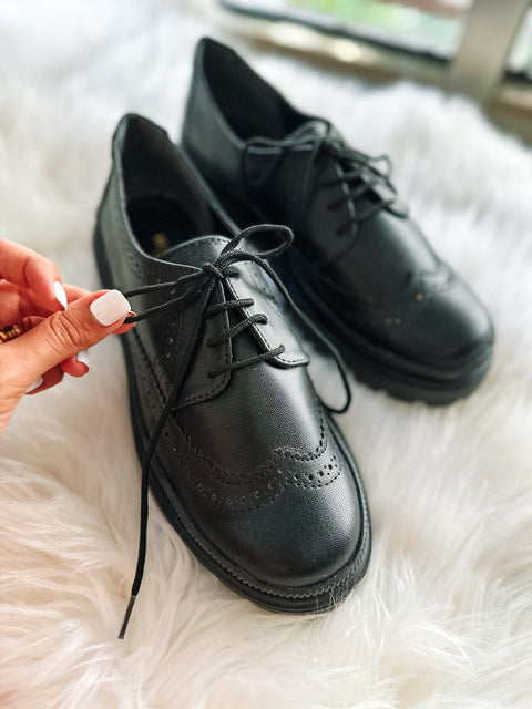 Boston Girl Black Loafers