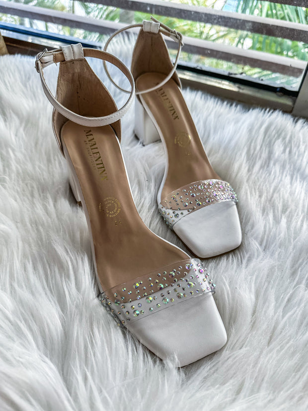 Bracelet Diamond Strap White Heels