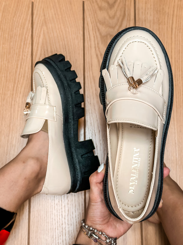 Madrid Ice & Black Loafers